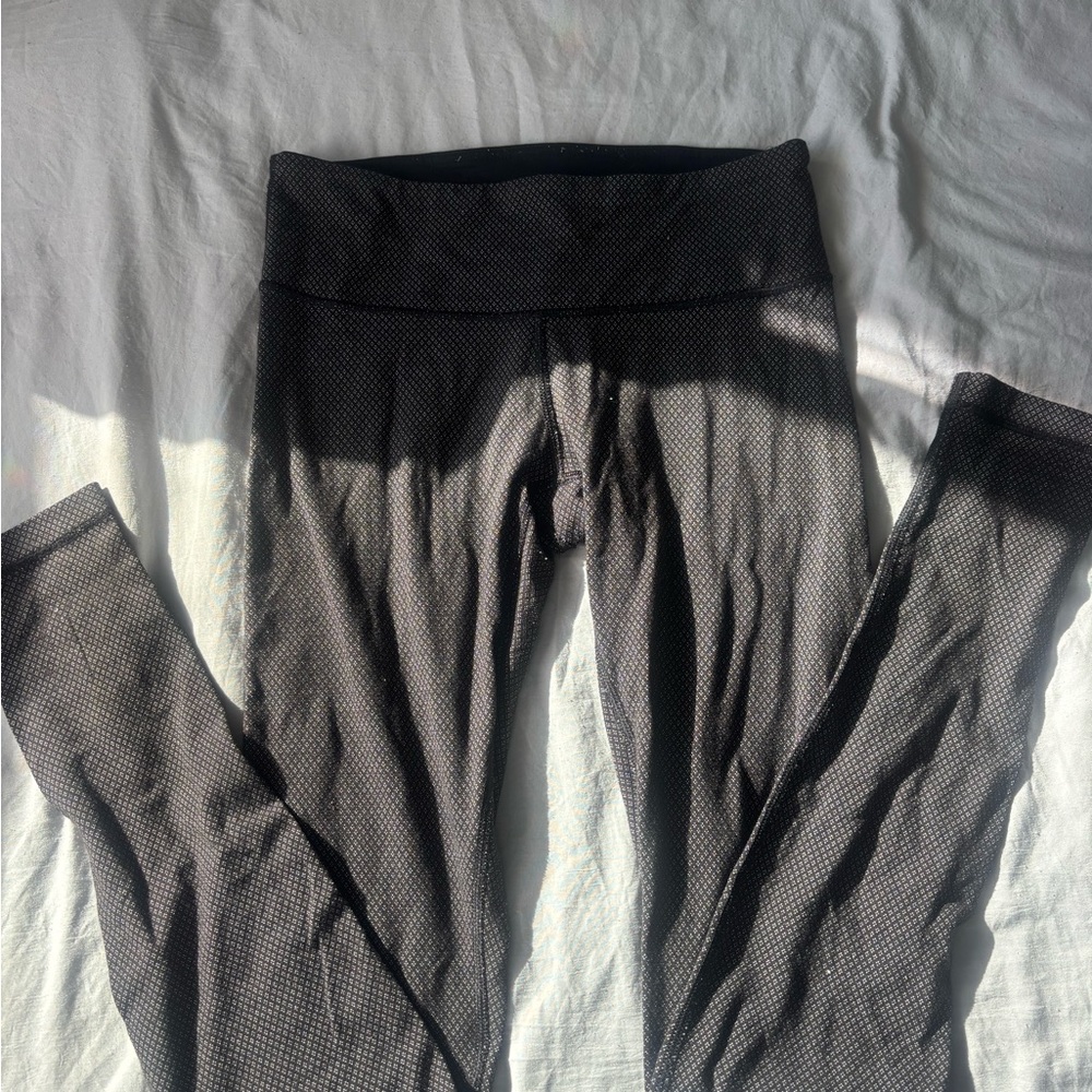 lululemon athletica Black Microdot Leggings